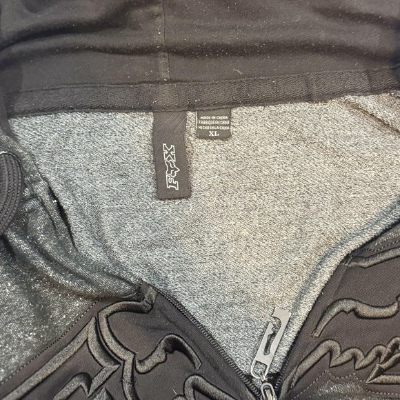 Fox Racing Hoodie Mens XL Full Zip Sweatshirt Pullover Hood Motocross Skate BMX - Picture 3 of 5